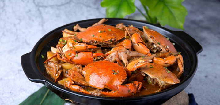 一只蟹蟹煲饭