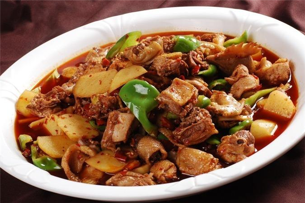 西部鲜炒大盘鸡