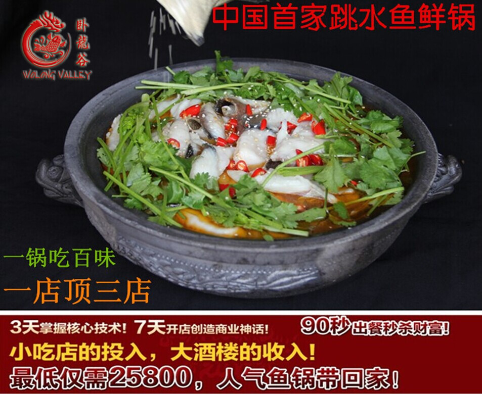 卧龙谷跳水鱼加盟