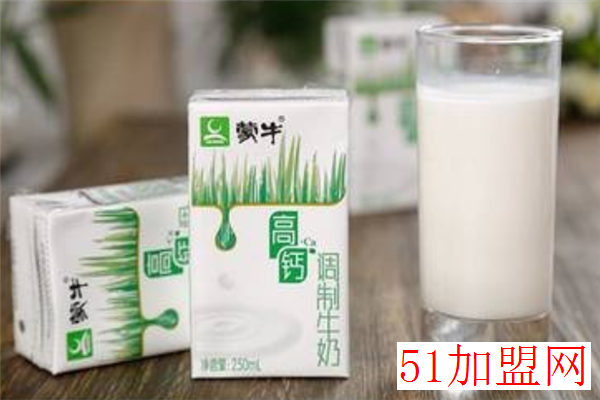 蒙牛高钙奶加盟