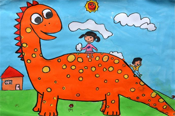 恐龙蛋蛋儿童之家托班绘画好看