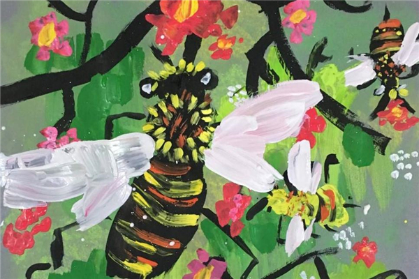 田地少儿美术作品