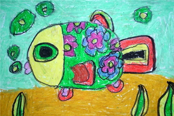 艺术鱼少儿美术作品