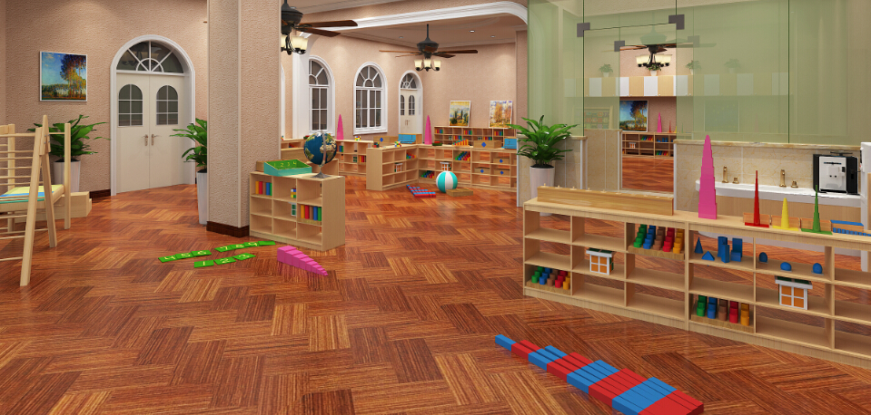 自然树幼儿园玩具室