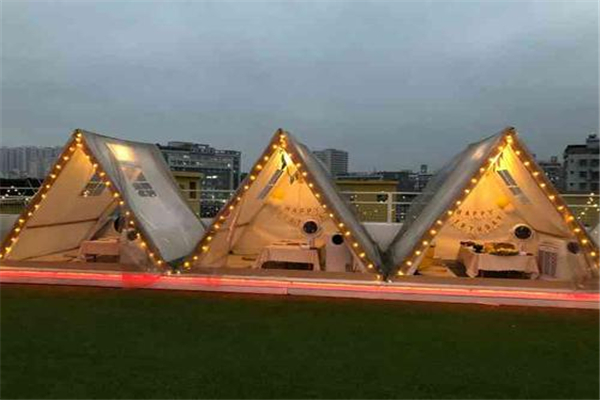 朝夕天台帐篷火锅