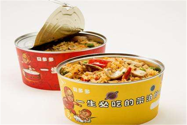 囧多多易拉罐茶油炒饭加盟