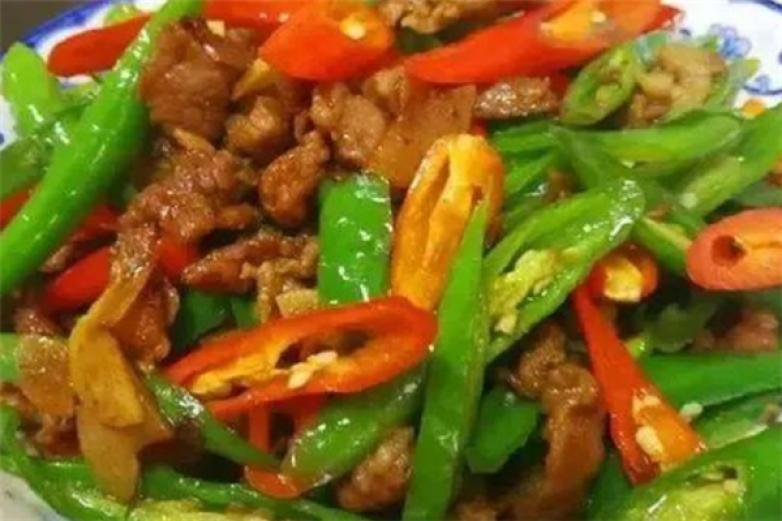 很下饭辣椒炒肉加盟